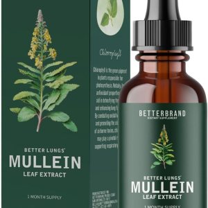 Betterbrand BetterLungs Extracto de hoja de gordolobo  Apoya la limpieza pulmonar y la función respiratoria para una respiración saludable Betterbrand BetterLungs Extracto de hoja de gordolobo  Apoya la limpieza pulmonar y la función respiratoria para una respiración saludable