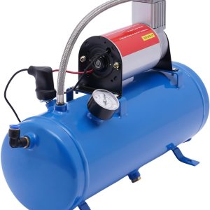 CNCEST Compresor portátil de bocina de aire de 1.6 galones, kit de sistema integrado de compresor de 100 psi, herramientas de aire eléctricas CNCEST Compresor portátil de bocina de aire de 1.6 galones, kit de sistema integrado de compresor de 100 psi, herramientas de aire eléctricas