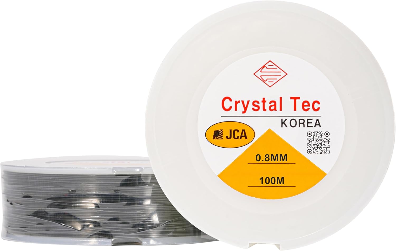 Cordón de poliuretano termoplástico (TPU) de cristal genuino de Corea, cuerda elástica fuerte y elástica para hacer joyas (328.1 ft, 0.031 in) color