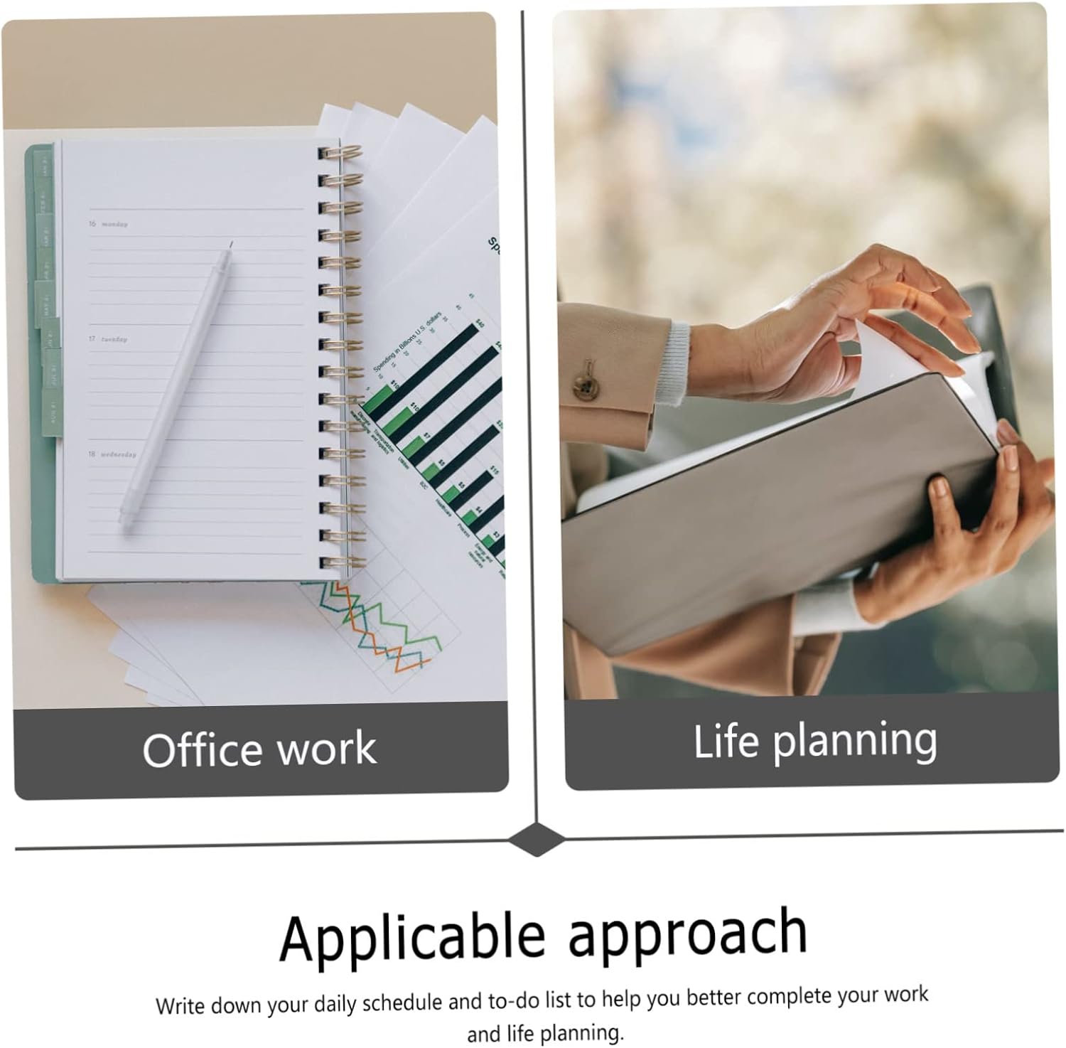 MAGICLULU 3pcs 2023 Agenda Book Today Planner Household Planner To Do List Notepad 2023 Year Planner Weekly Planner Agenda Planners 2023 Notepad