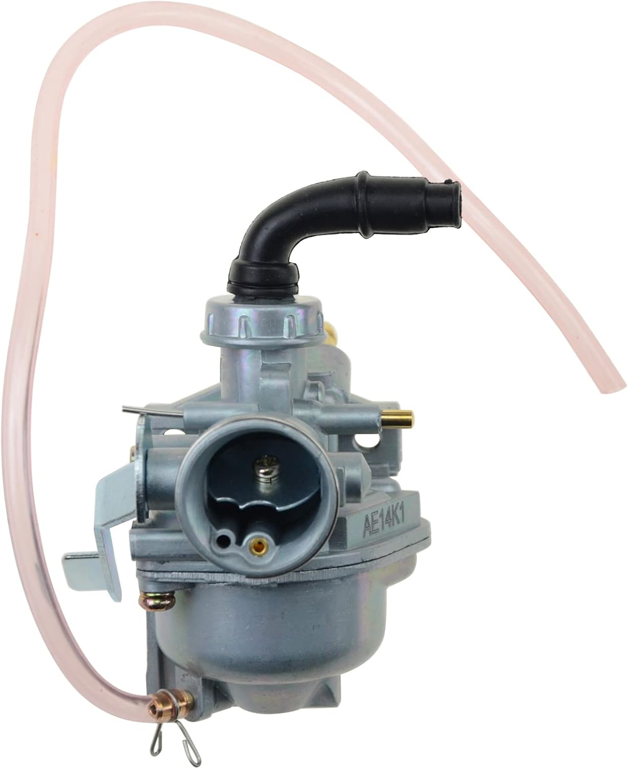 GOOFIT Carburador con estrangulador de mano de repuesto para motocicleta ATV de 60 cc