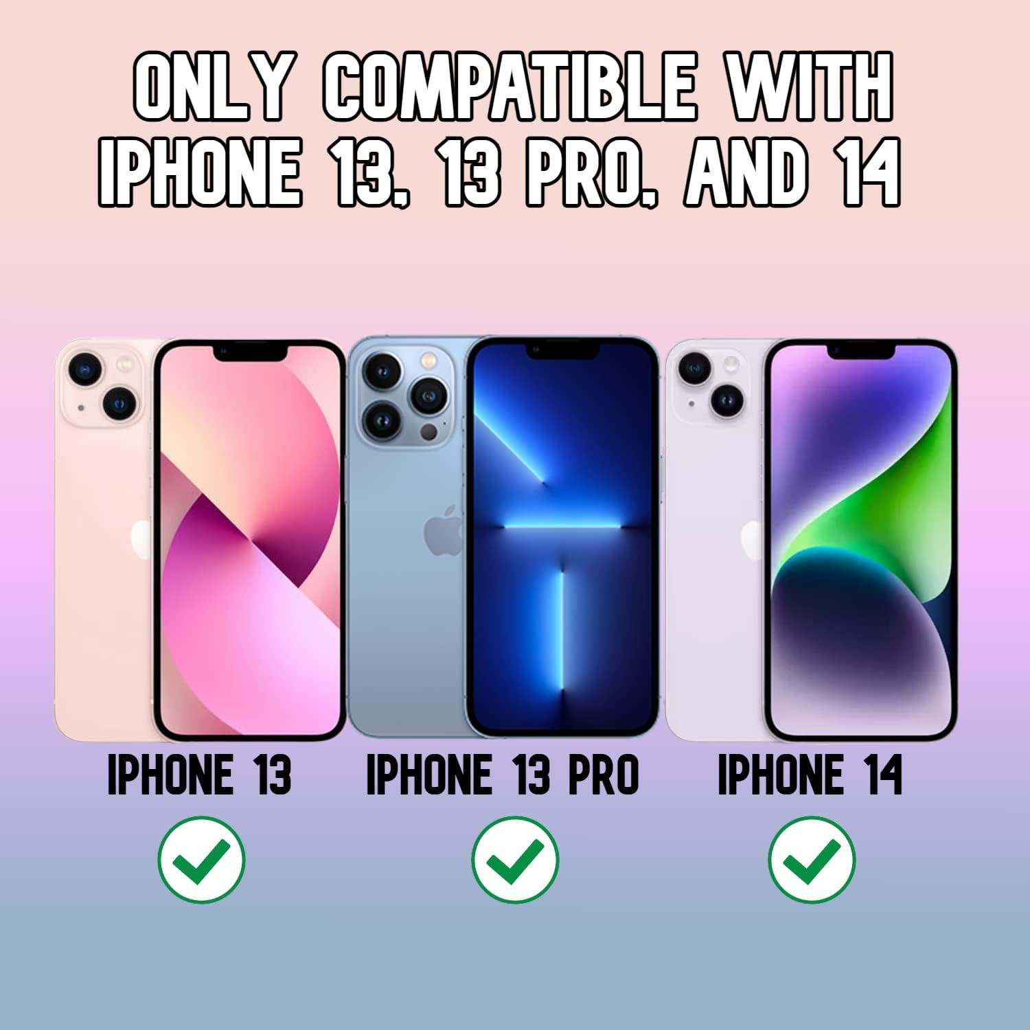 Platinum Shield compatible con iPhone 1313 Pro14, protector de pantalla de vidrio templado (paquete de 3), dureza 9H, resistencia a los arañazos,