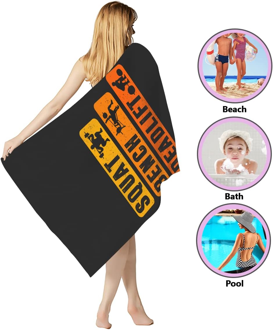 XEMznz Toalla de playa de microfibra sin arena, de secado rápido, súper absorbente, de lujo, de gran tamaño, para viajes, piscina, baño, campamento,