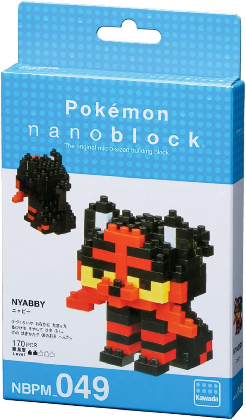 nanoblock – Pokemon – Litten, kit de construcción de la serie Pokemon