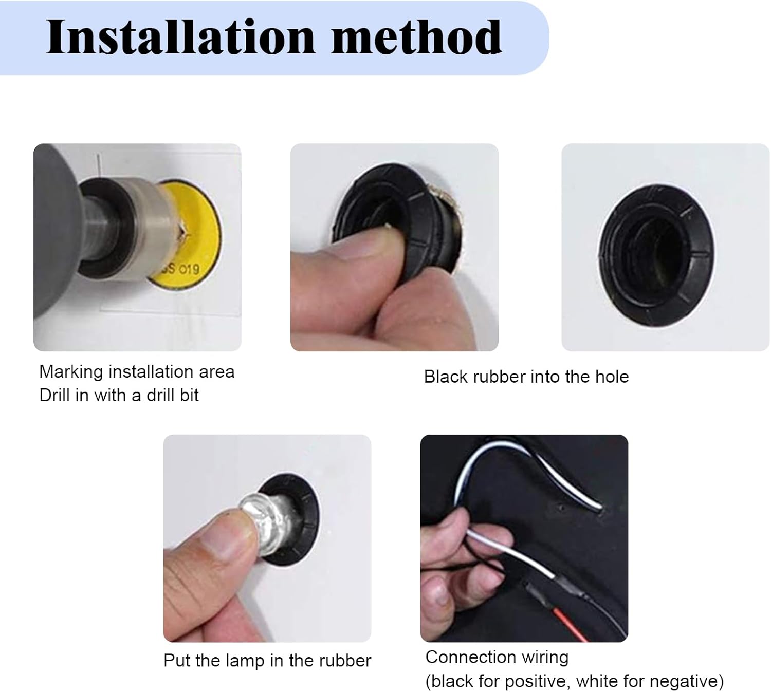 UGSHY 10 luces laterales para camión, luz LED redonda, luces de marcador laterales de remolque de 12 V, luz trasera, para camión, automóvil,