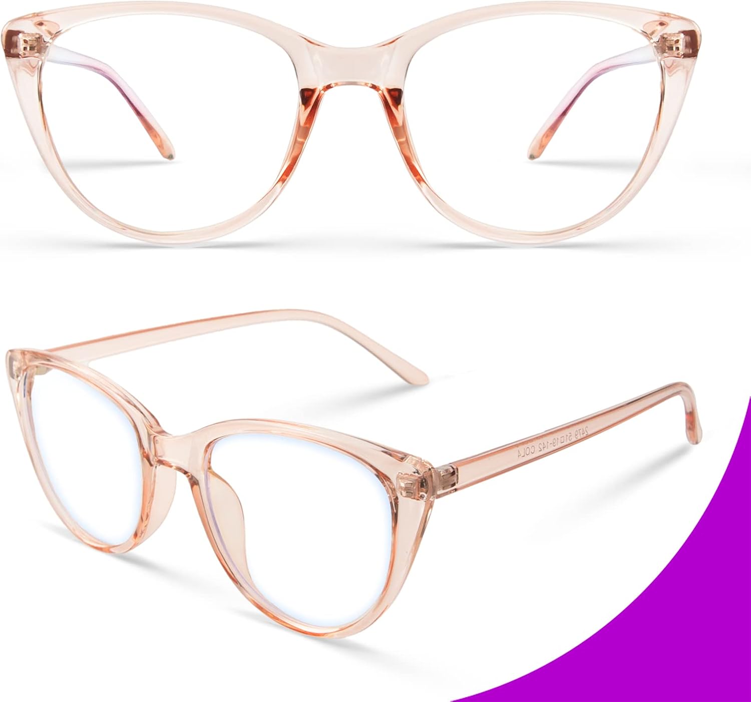 VISOONE Gafas de bloqueo de luz azul medianas con antirreflejos para mujeres de computadora