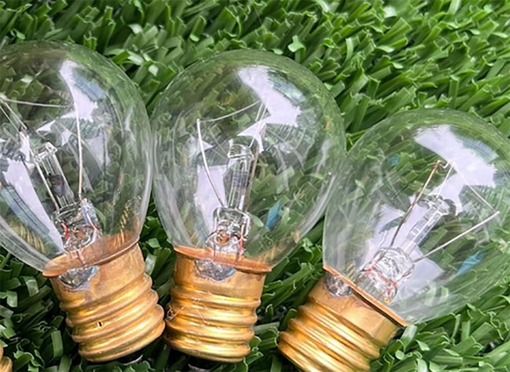 E17 25W lámpara de lava S11 globo bombilla G40 bombilla incandescente S11 bombilla congelador para lámparas de lava lámpara de purpurina lámpara