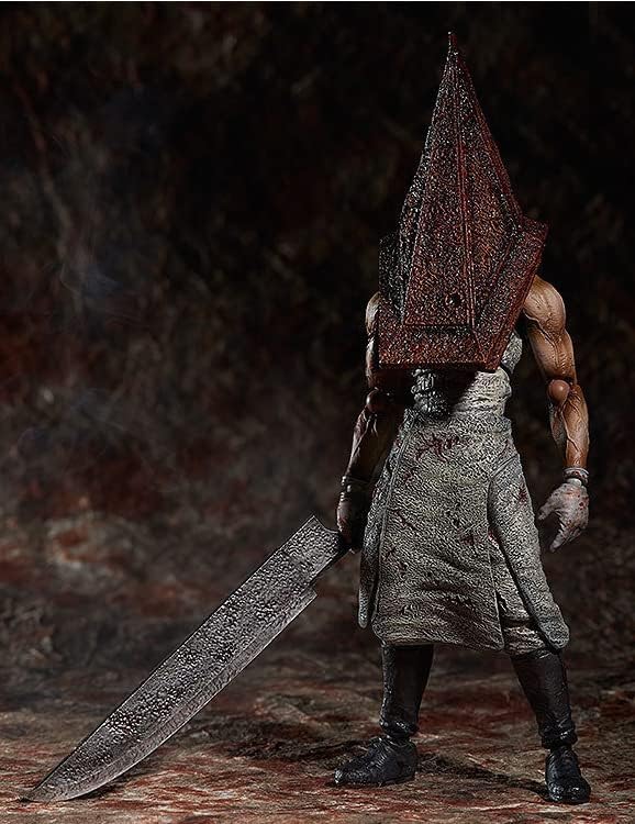 Silent Hill – Figura de acción con cabeza de pirámide roja de 2 triángulos, figura de PVC, regalo de cumpleaños coleccionable de 5.9 pulgadas