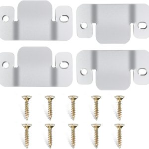 4 piezas de conectores seccionales de sofá de metal, conectores de sofá, conector de muebles entrelazados con 10 tornillos 4 piezas de conectores seccionales de sofá de metal, conectores de sofá, conector de muebles entrelazados con 10 tornillos
