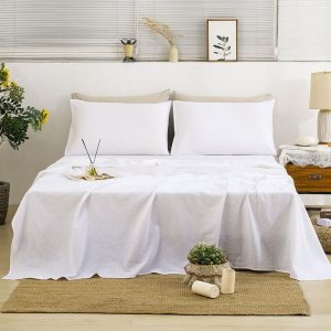 Juego de sábanas de 100 % lino tamaño Queen Juego de sábanas de lino tamaño Queen con sábana bajera suave, transpirable y duradera con bolsillo Juego de sábanas de 100 % lino tamaño Queen Juego de sábanas de lino tamaño Queen con sábana bajera suave, transpirable y duradera con bolsillo