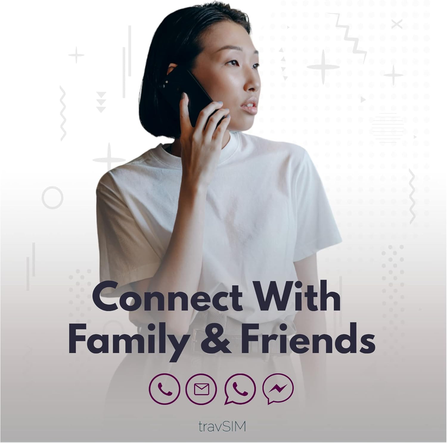 travSIM Hong Kong Data SIM  Datos móviles de 12 GB a velocidades 4G5G  Roaming gratuito en Macao  Funciona en dispositivos iOS y Android  Plan en