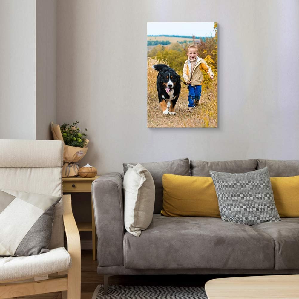 Signford, impresiones en lienzo a medida, póster personalizado de viaje, arte de pared con tus fotos en marco de madera