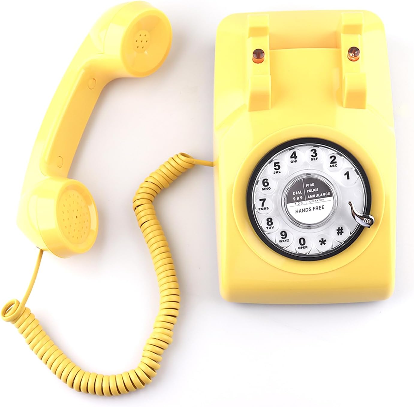 Teléfono retro, teléfono fijo clásico, teléfono vintage antiguo con cable con función de redireccionamiento, para decoración del hogar y oficina,