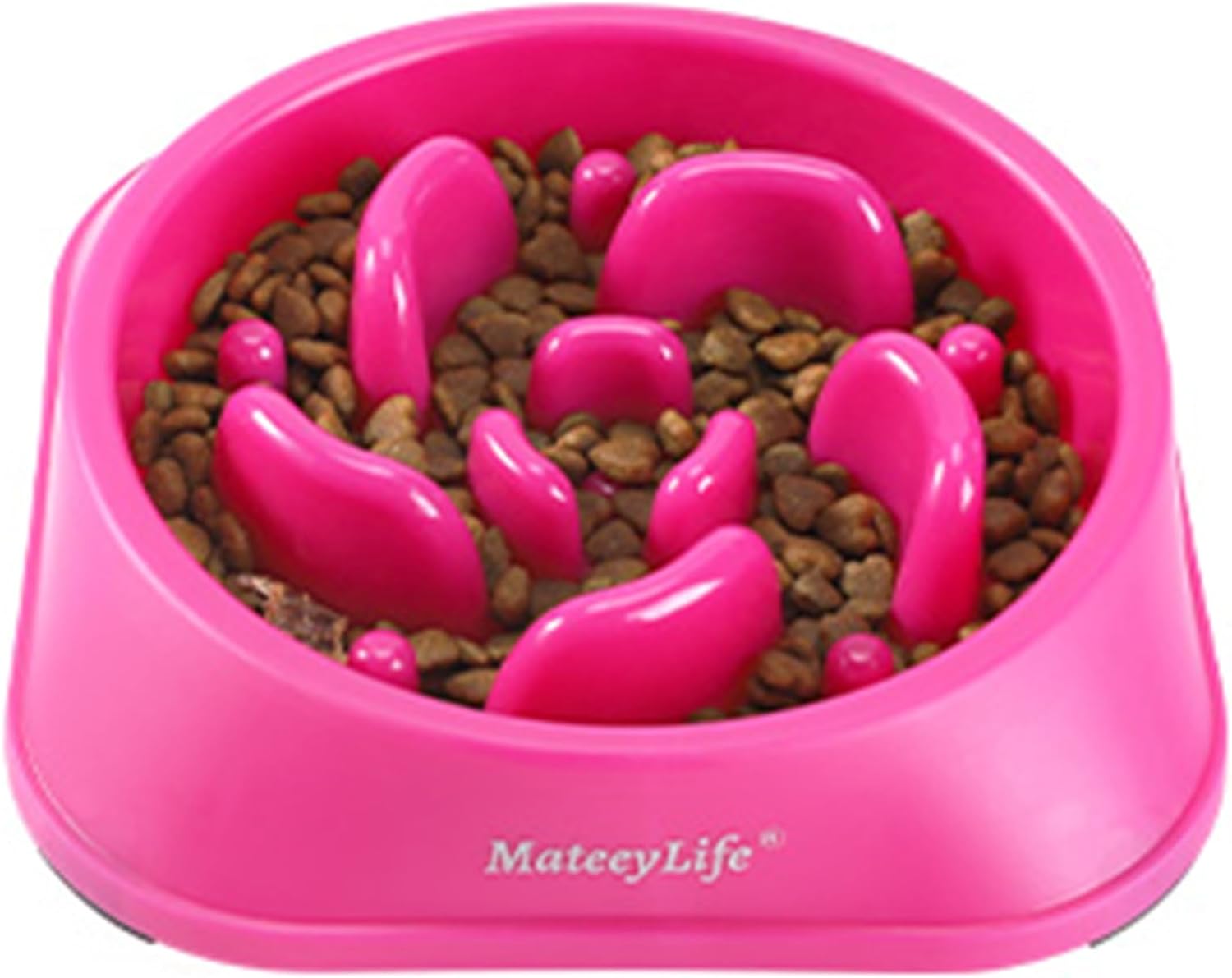 MateeyLife Cuencos de alimentación lenta para perros, rompecabezas antiasfixia, cuencos de comida para perros, cuencos interactivos antideslizantes