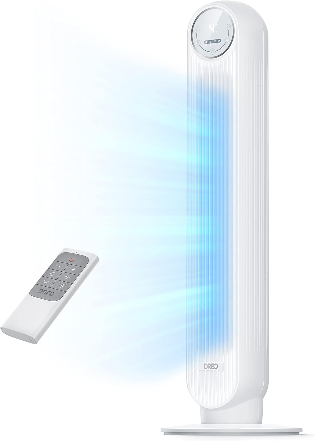 Dreo Paquete de ventilador oscilante y ventilador de torre  Enfría tu habitación con ventiladores ajustables de escritorio y piso