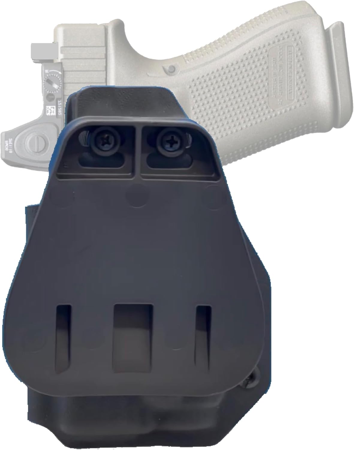 Phalanx OWB Holster  Compatible with Glock 26  Glock 26 MOS with Recover Tactical Rail GR26 with BALDR Mini