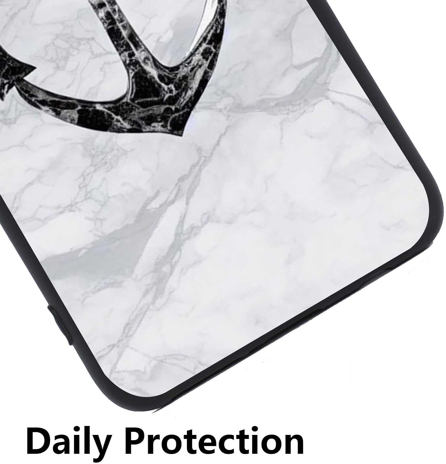 Funda protectora de silicona suave compatible con Moto One 5G AceMotorola G 5G, diseño de anclaje de mármol para Moto para mujeres y hombres, funda
