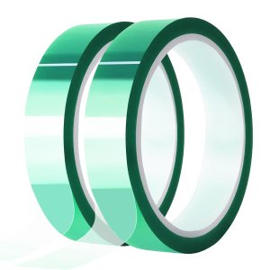 2 rollos de cinta térmica verde de alta temperatura, resistente al calor, cinta de transferencia de calor para prensa de sublimación de calor, 2 2 rollos de cinta térmica verde de alta temperatura, resistente al calor, cinta de transferencia de calor para prensa de sublimación de calor, 2