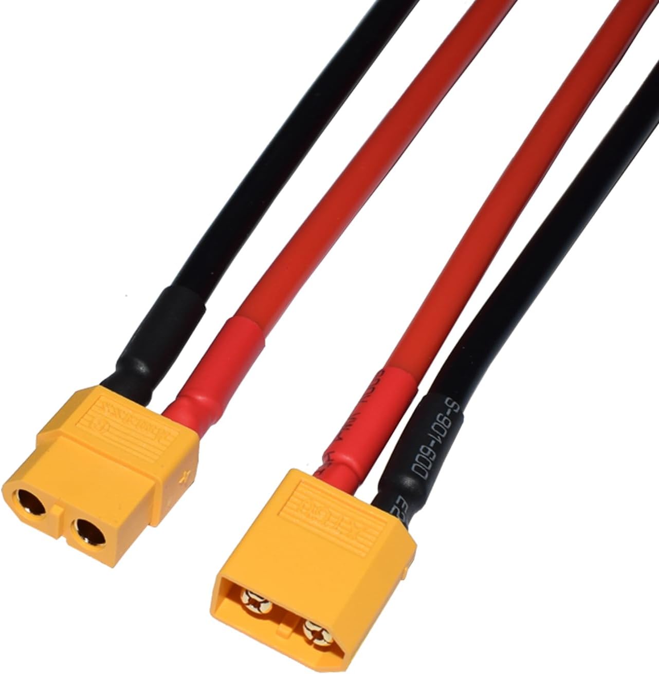 10 pares de conectores XT60 XT60 macho y hembra, conectores de alimentación de bala, adecuados para RC Lipo batería de control remoto de automóviles