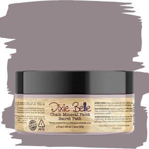 Dixie Belle Paint Company – Pintura con acabado de tiza para muebles, Secret Path (camino secreto), 4 fl oz, pintura mineral color lila polvoriento Dixie Belle Paint Company – Pintura con acabado de tiza para muebles, Secret Path (camino secreto), 4 fl oz, pintura mineral color lila polvoriento