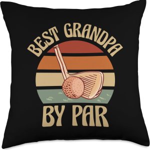 Funny Father’s Day Grandad Golfing Throw Pillow, 18×18, Multicolor Funny Father’s Day Grandad Golfing Throw Pillow, 18×18, Multicolor