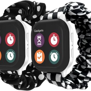 NewJourney Correa elástica compatible con Gizmo Watch 321 y Gabb Watch 321 y SyncUP para niños, bonito reloj elástico impreso de repuesto de banda NewJourney Correa elástica compatible con Gizmo Watch 321 y Gabb Watch 321 y SyncUP para niños, bonito reloj elástico impreso de repuesto de banda