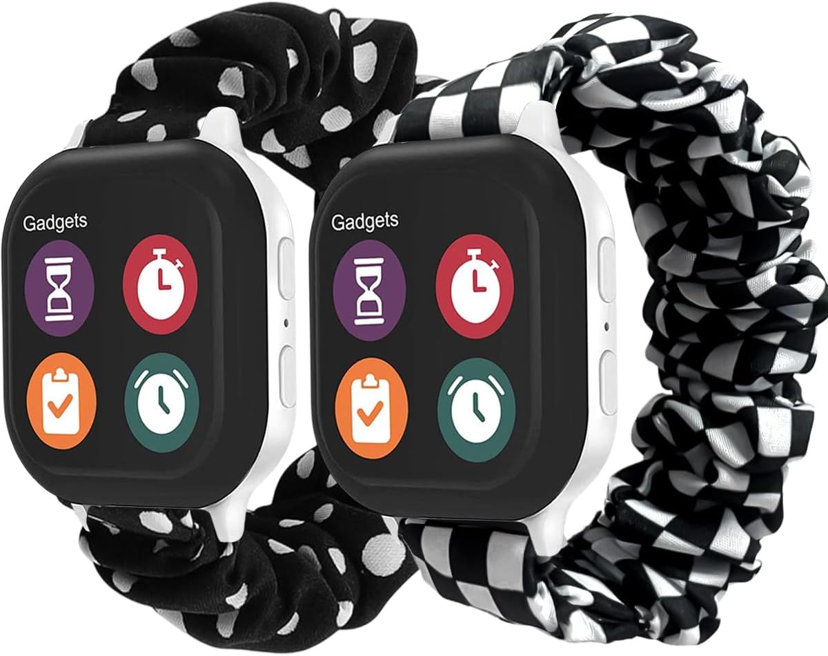 NewJourney Correa elástica compatible con Gizmo Watch 321 y Gabb Watch 321 y SyncUP para niños, bonito reloj elástico impreso de repuesto de banda