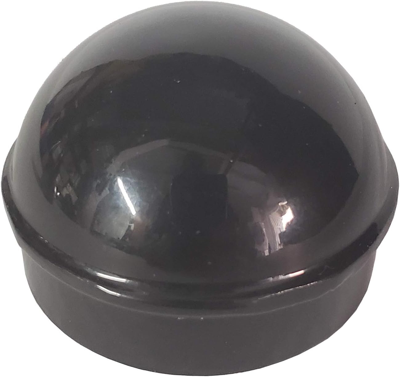1 78 “Aluminio Chain Link Fence Round Style Main Post Cap – Powder Coated Black