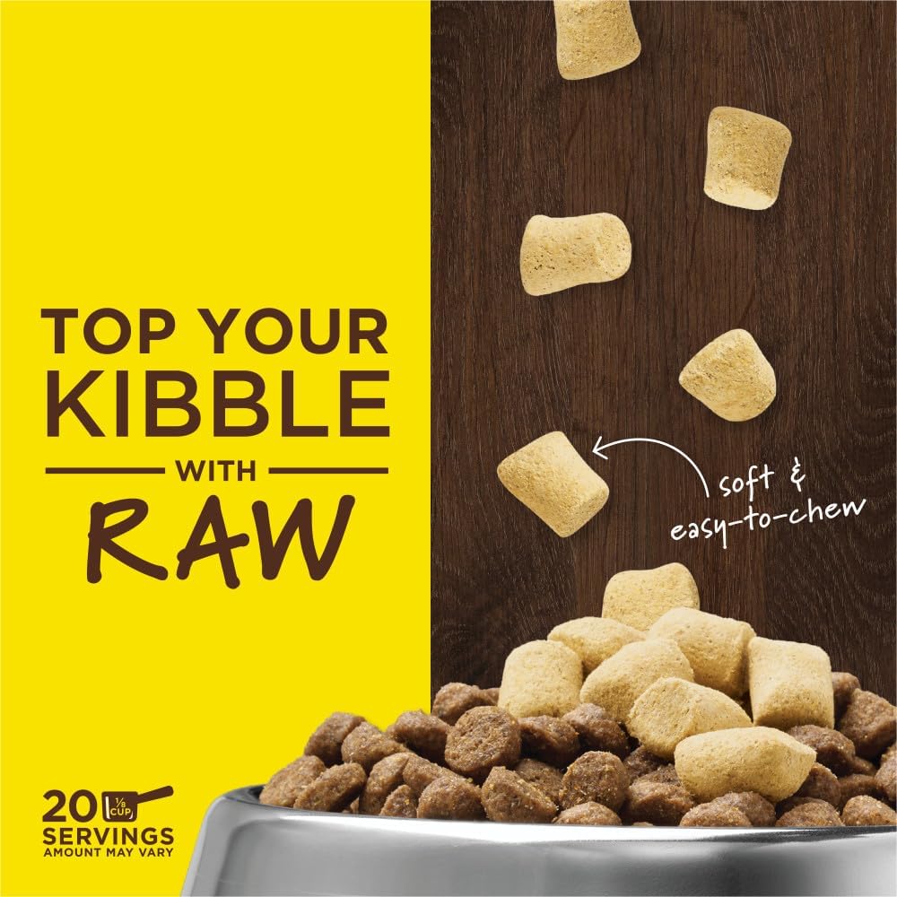 Instinct Raw Boost Mixers – Alimento crudo liofilizado para perros, sin granos, con ingredientes funcionales, 5.5 onzas (paquete de 1)