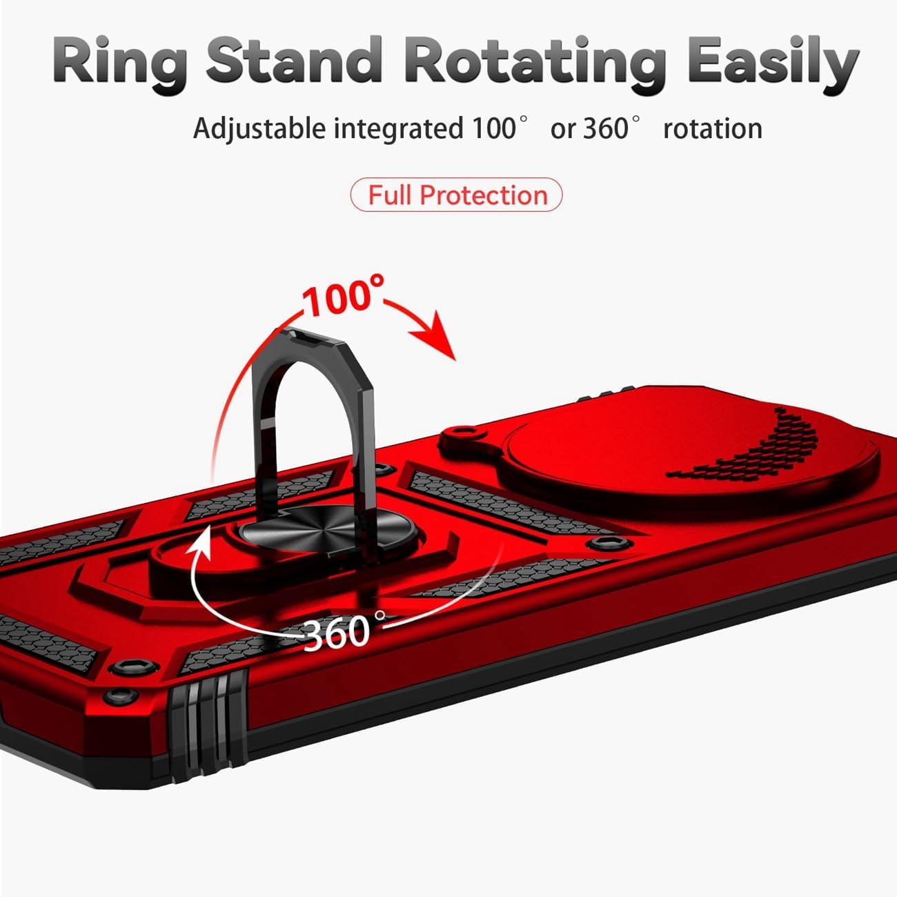 Funda para Honor X9 4GHonor Magic4 Lite Any-LX1 con protector de pantalla de vidrio templado y cubierta para cámara deslizante, anillo magnético