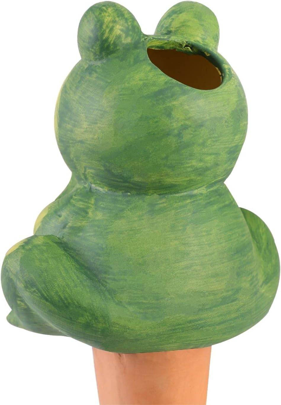 XueshouRT Paquete de 4 globos de riego de plantas de rana, picos decorativos de riego automático, insertos de maceta, dispositivos de riego de