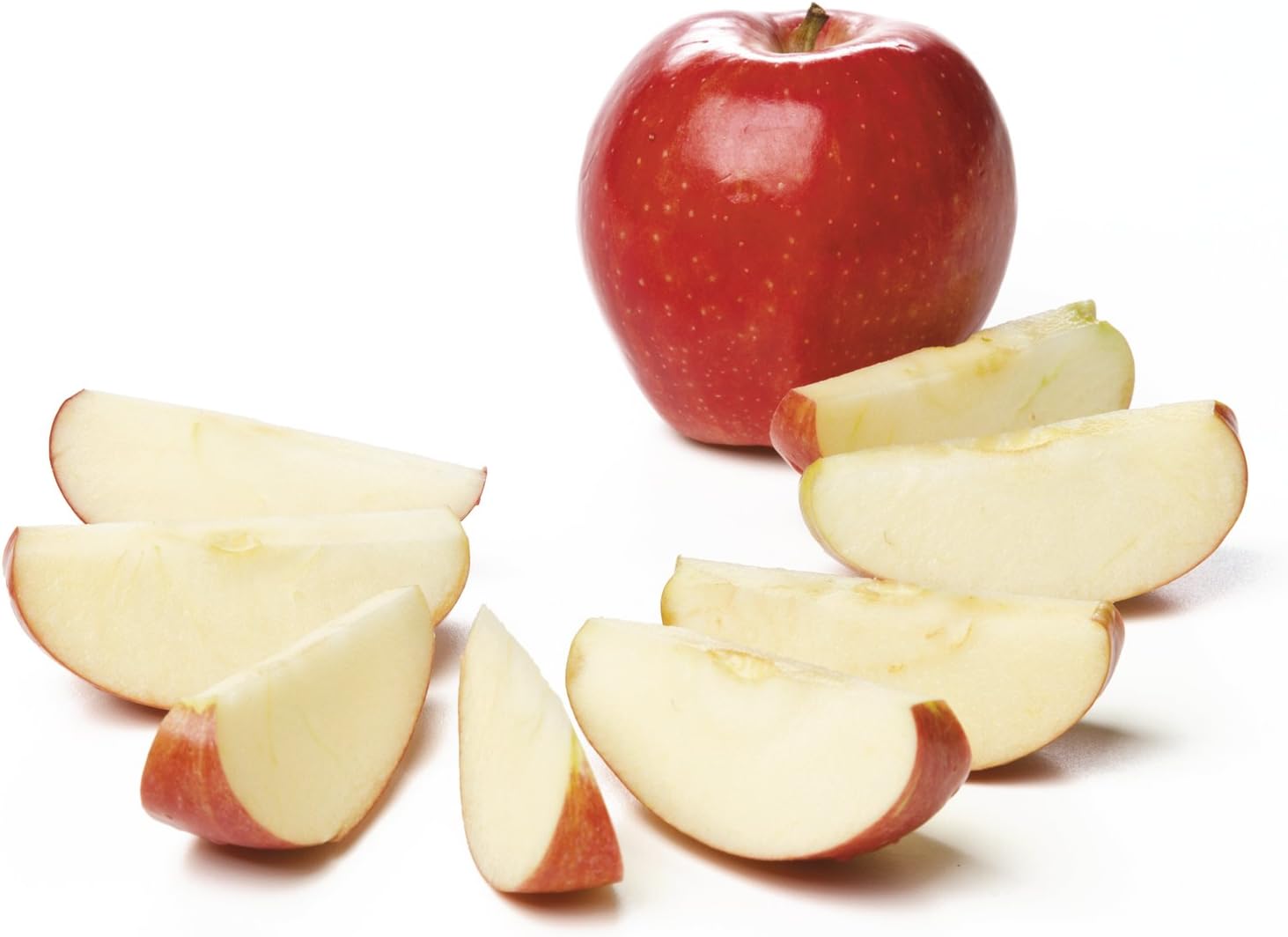 Progressive International Prepworks – Cortador de cuña y manzana y pera, 8 rebanadas, cubierta de seguridad adjunta que protege los dedos mientras