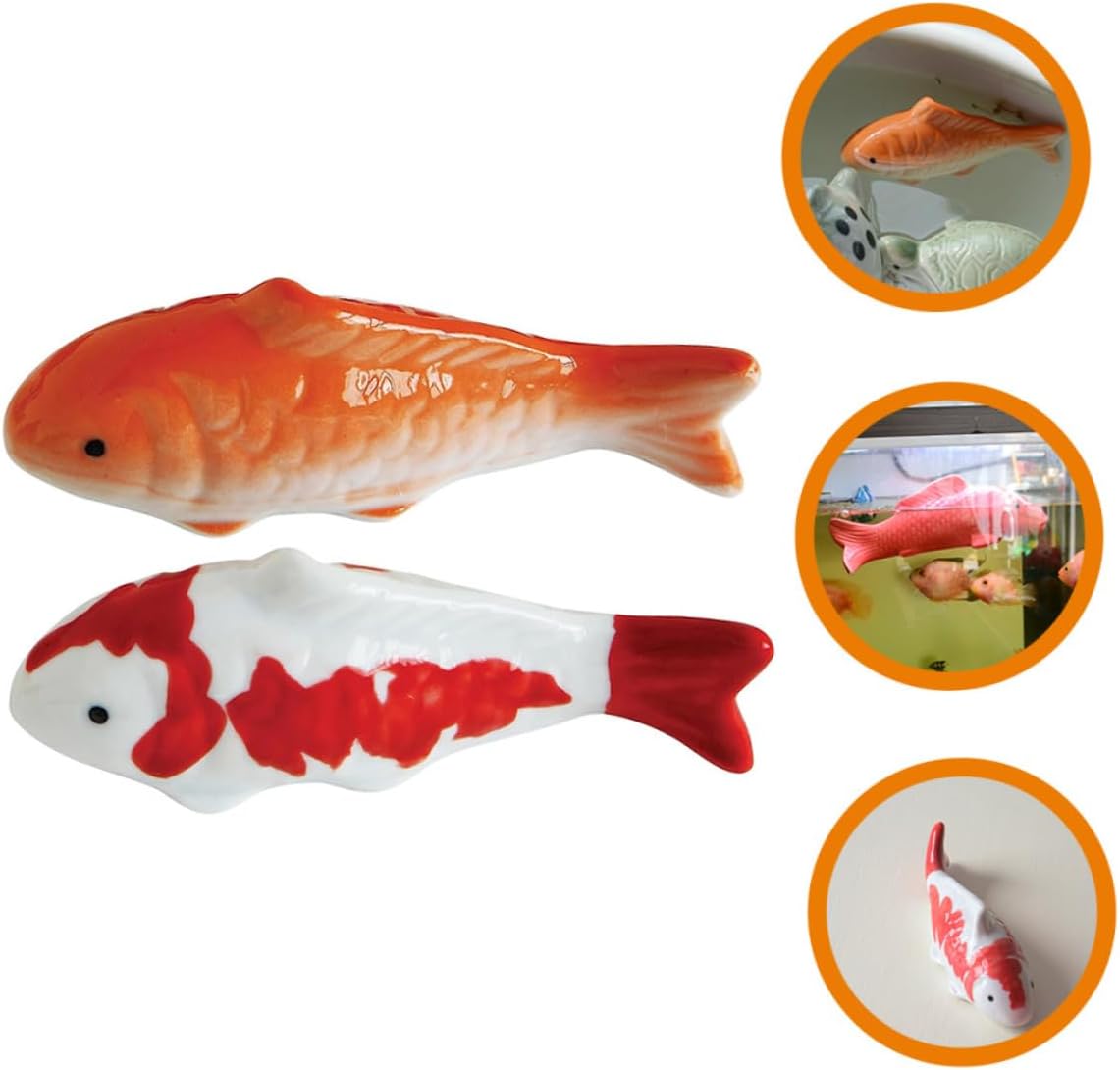 2 piezas de decoración para el hogar, decoración de pecera, decoración de acuario, decoración de simulación, peces de acuario flotantes, peces