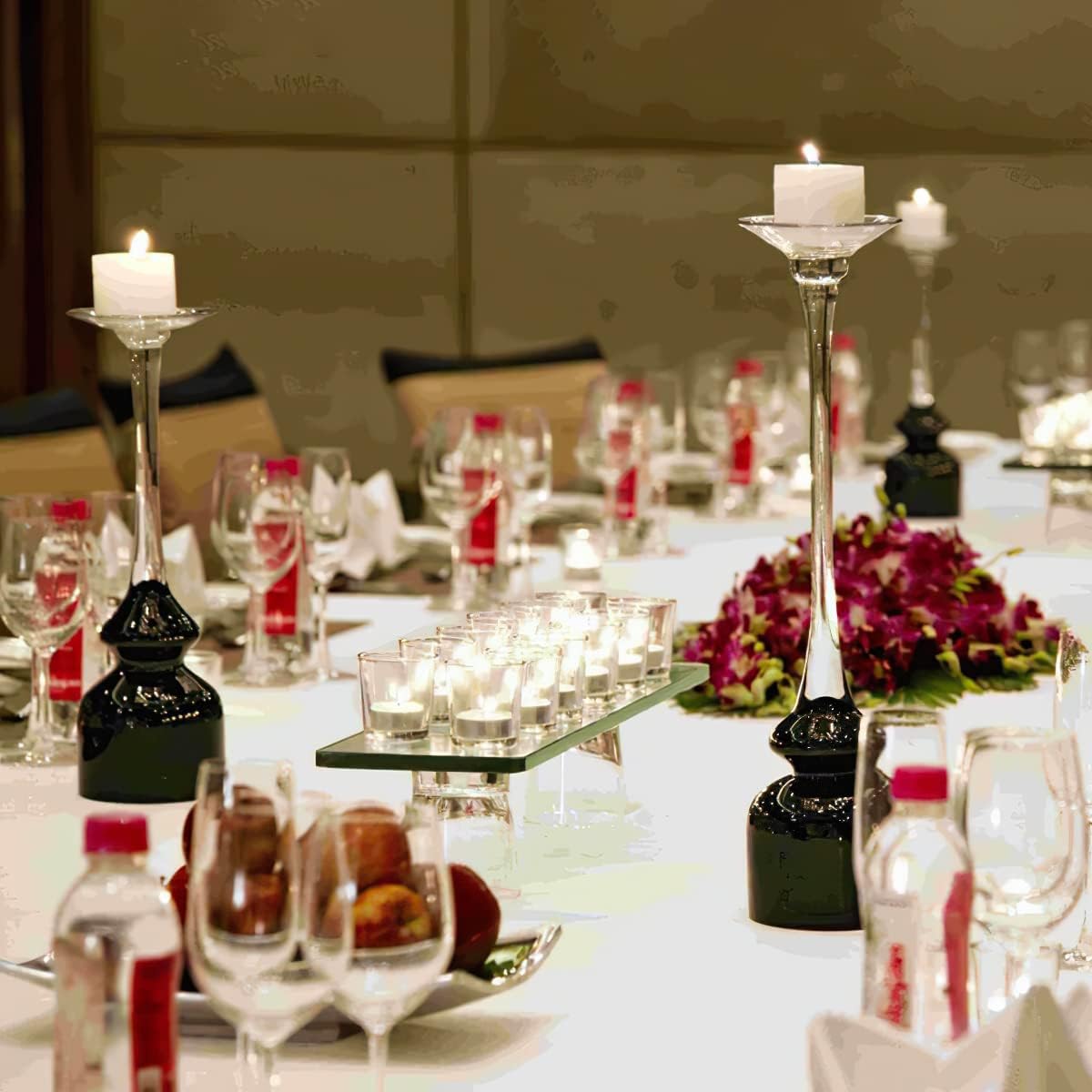 Velas votivas blancas sin perfume a granel, 36 paquetes de velas pequeñas de cera de 1.5 pulgadas para bodas, fiestas, vacaciones y hogar, 10 horas