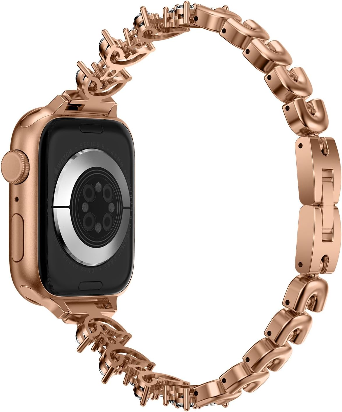 Compatible con Apple Watch Band de 1.496 in 1.575 in 1.614 in 1.654 in 1.732 in 1.772 in 1.929 in iWatch SE Series 9 8 7 6 5 4 3 2 1 Ultra, pulsera