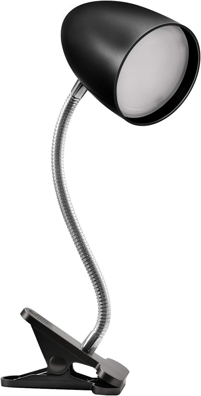ENERGETIC SMARTER LIGHTING Luz de clip para cama, luz de lectura con clip no regulable para cama, 4000 K blanco frío, lámpara de escritorio de 3.5 W