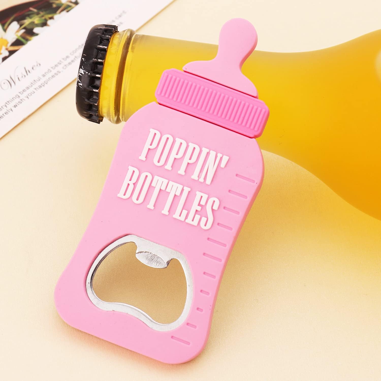 1 abrebotellas, regalo para baby shower, regalo para invitados, regalo de fiesta de baby shower, souvenirrecuerdodecoración, imán de nevera, abridor