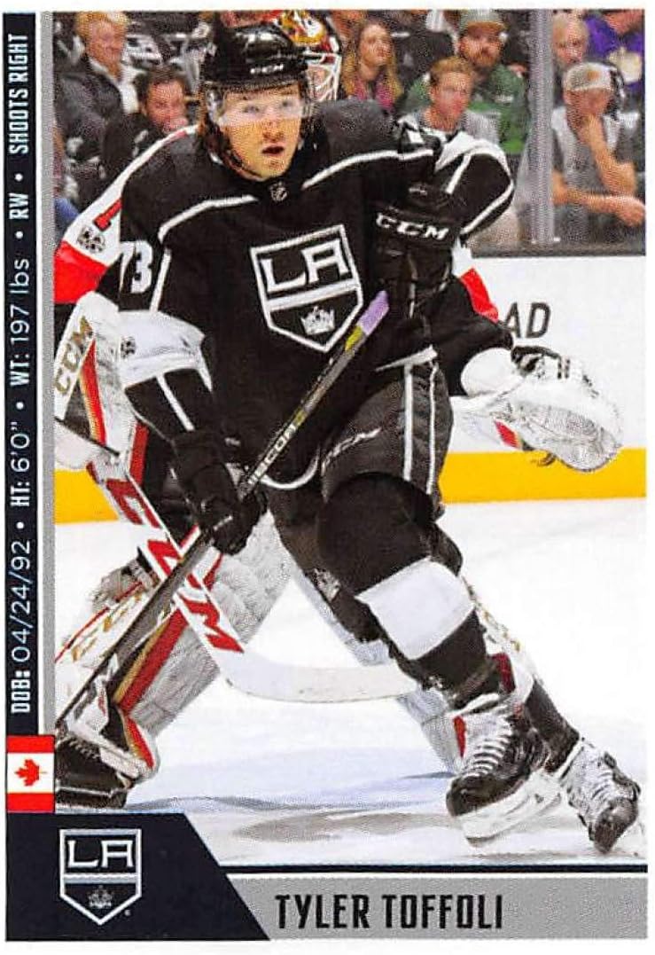 2018-19 Panini NHL Stickers Hockey #394 Tyler Toffoli Los Angeles Kings Official 2 12 Tall x 2 Inch Wide NHL Album Sticker