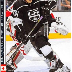 2018-19 Panini NHL Stickers Hockey #394 Tyler Toffoli Los Angeles Kings Official 2 12 Tall x 2 Inch Wide NHL Album Sticker 2018-19 Panini NHL Stickers Hockey #394 Tyler Toffoli Los Angeles Kings Official 2 12 Tall x 2 Inch Wide NHL Album Sticker