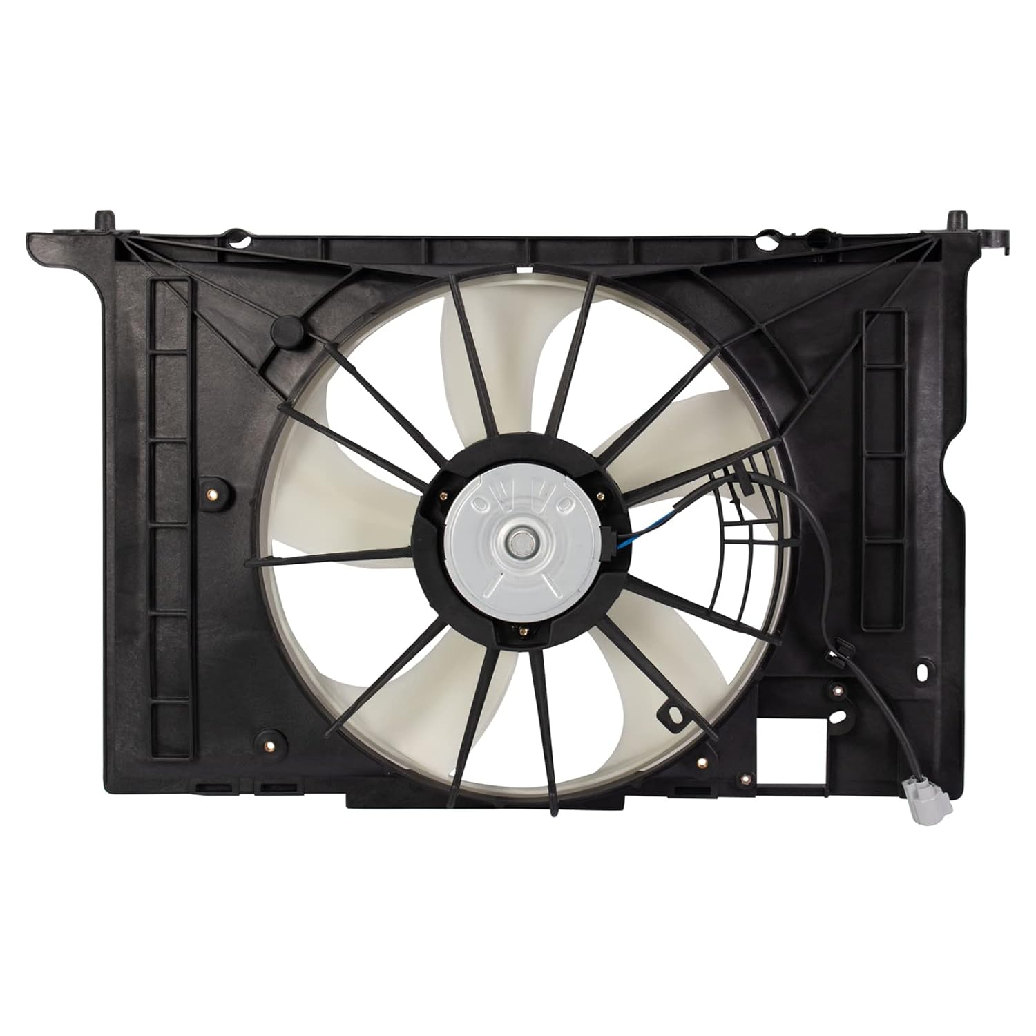 TRQ Conjunto de ventilador de refrigeración del radiador para Toyota Corolla Matrix Pontiac Vibe 1.8L