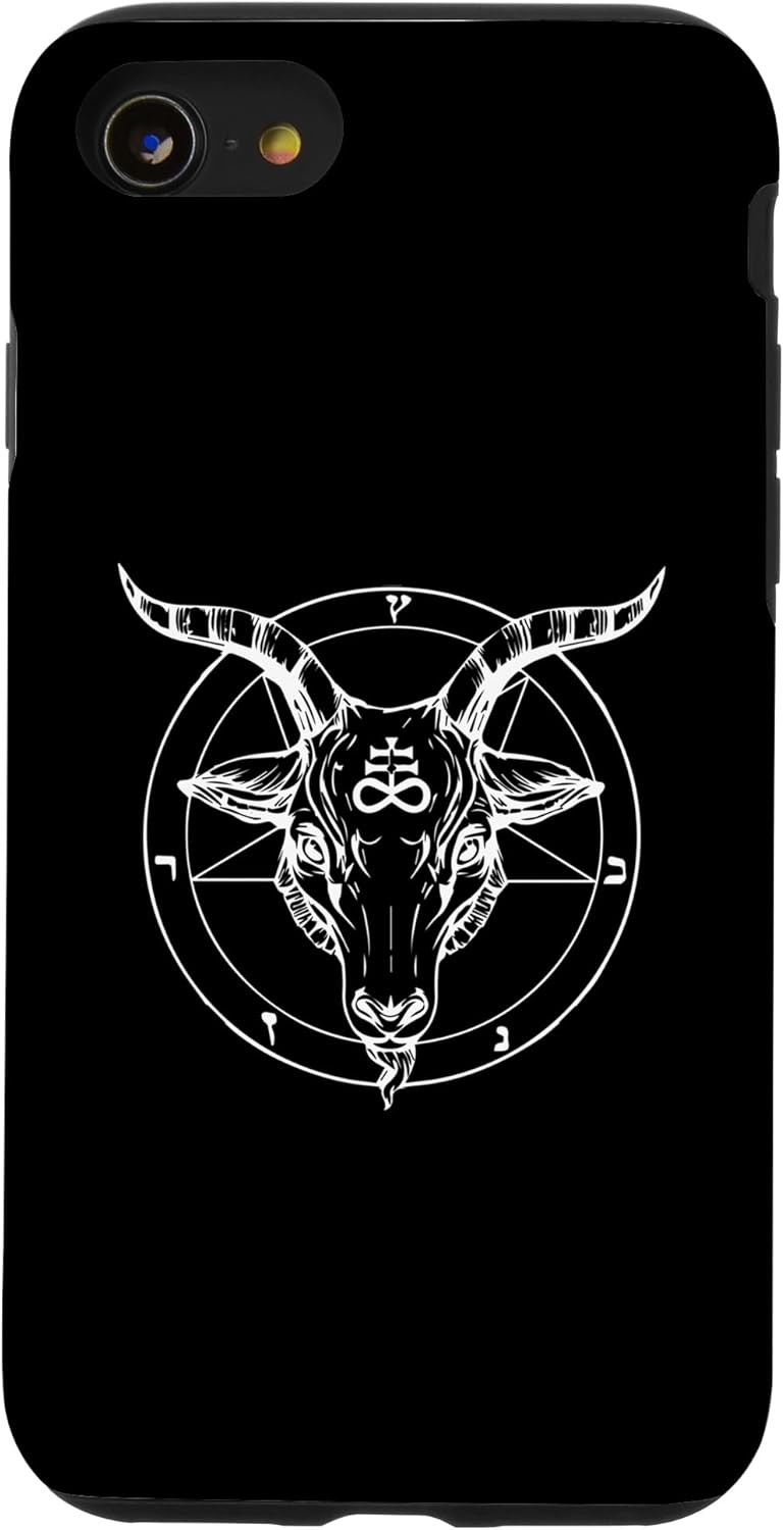 Funda para iPhone SE (2020)  7  8 Satanic Spirit Unleashed Alternative Ocultit Baphomet