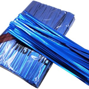 600 bridas metálicas de plástico de 4 pulgadas para bolsas de pan, bolsas de caramelos, violonchelo de fiesta, paletas de pastel (azul) 600 bridas metálicas de plástico de 4 pulgadas para bolsas de pan, bolsas de caramelos, violonchelo de fiesta, paletas de pastel (azul)