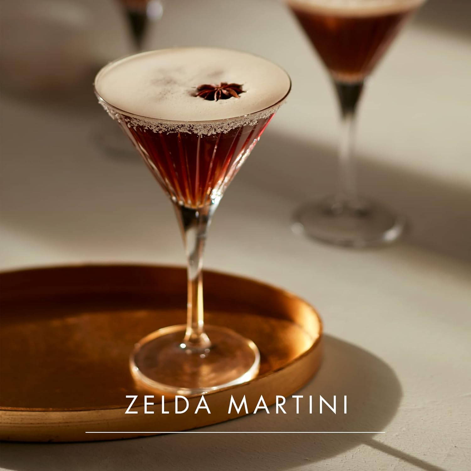 Juego de vasos de Martini para cóctel, juego de cristalería de alta calidad, para bar Martini, Cosmopolitan, Gimlet, vodka, ginebra y cócteles,
