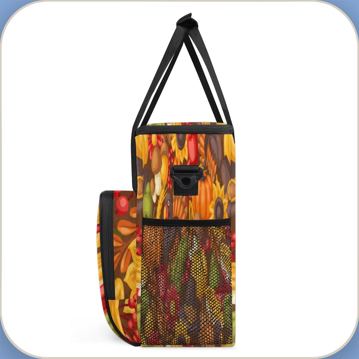 Bolsa de café de pavo de Acción de Gracias, decoración de Acción de Gracias, bolsa de almacenamiento de viaje, compatible con Keurig K-Mini o K-Mini