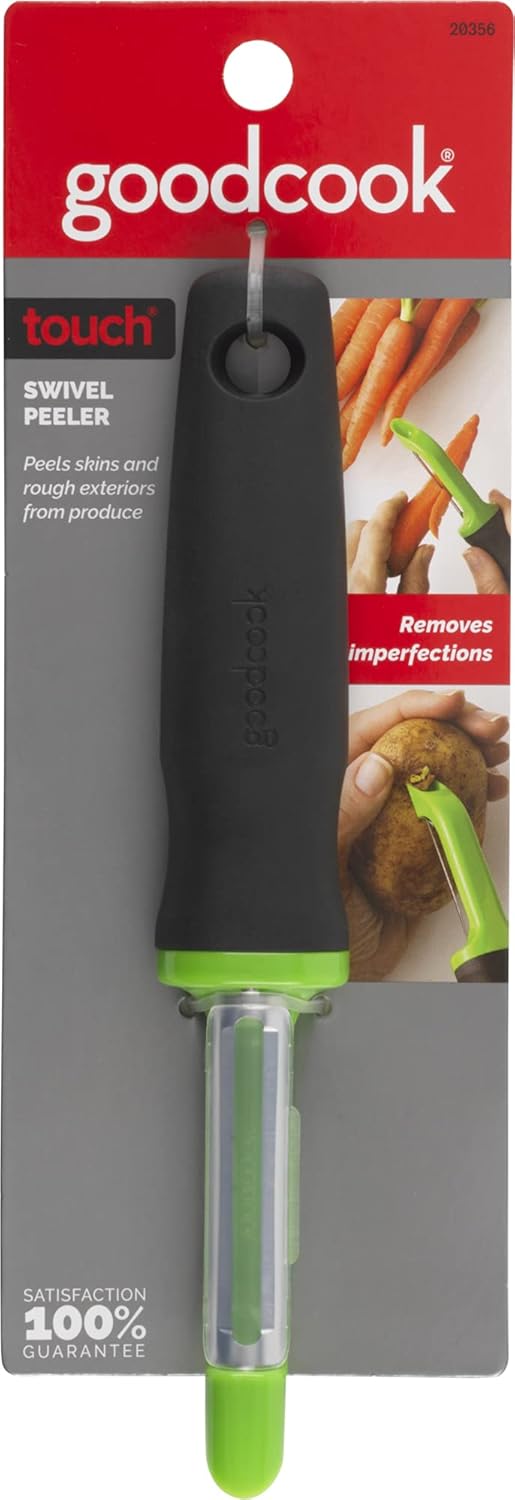 Good Cook 20356 – Pelador giratorio, mediano, color plateado