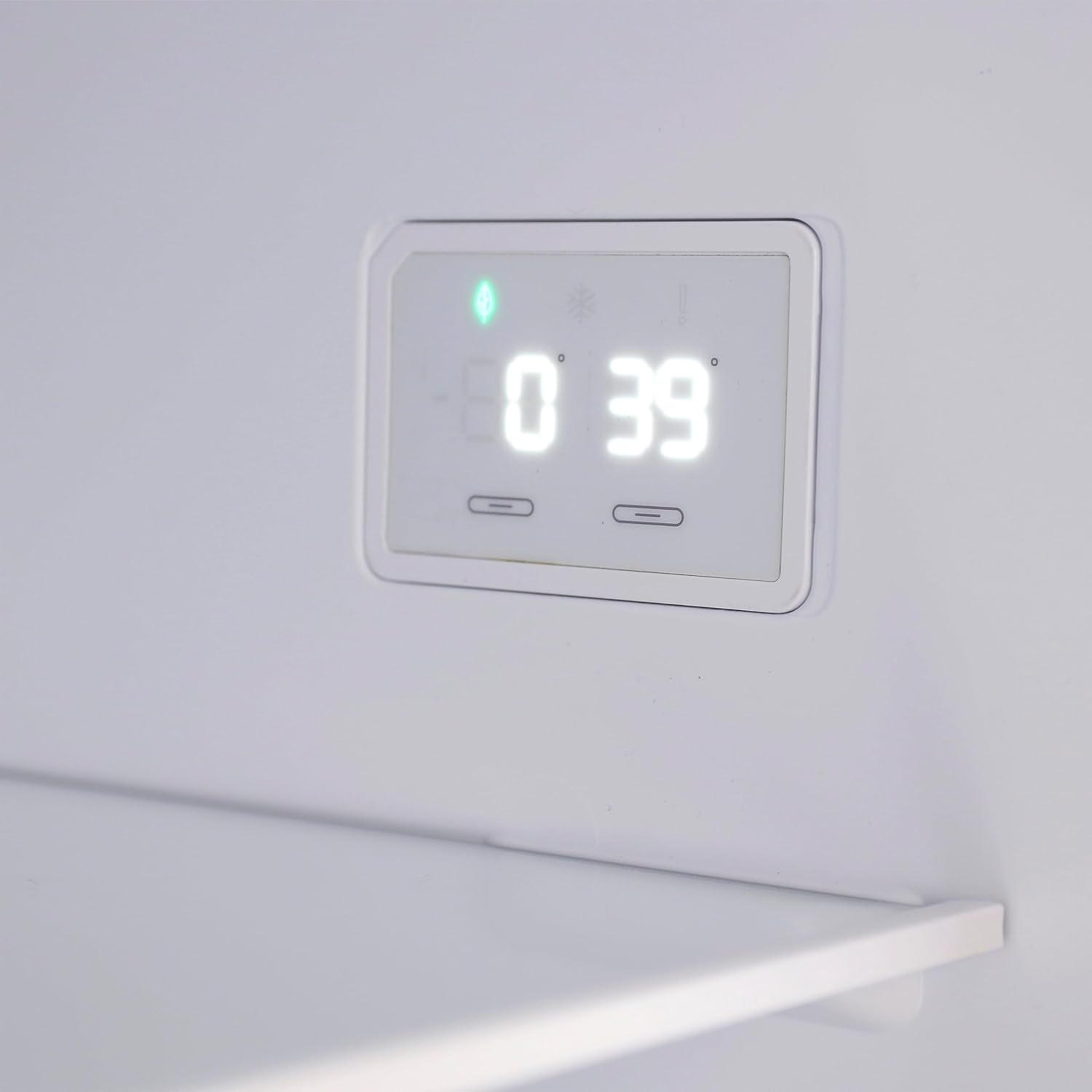 West Bend Refrigerador Frost Free de tamaño de apartamento, 14.3 pies cúbicos, metálico