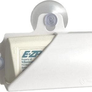 Soporte para pase de peaje para automóvil, soporte súper fuerte con ventosas que se sujeta firmemente al parabrisas de tu automóvil (blanco) Soporte para pase de peaje para automóvil, soporte súper fuerte con ventosas que se sujeta firmemente al parabrisas de tu automóvil (blanco)