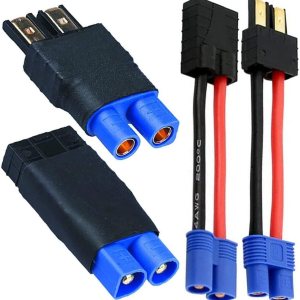 2 pares de adaptadores de cargador de batería para TR TR ID conector a EC3 macho hembra, carga o conversión de enchufes de batería 2 pares de adaptadores de cargador de batería para TR TR ID conector a EC3 macho hembra, carga o conversión de enchufes de batería