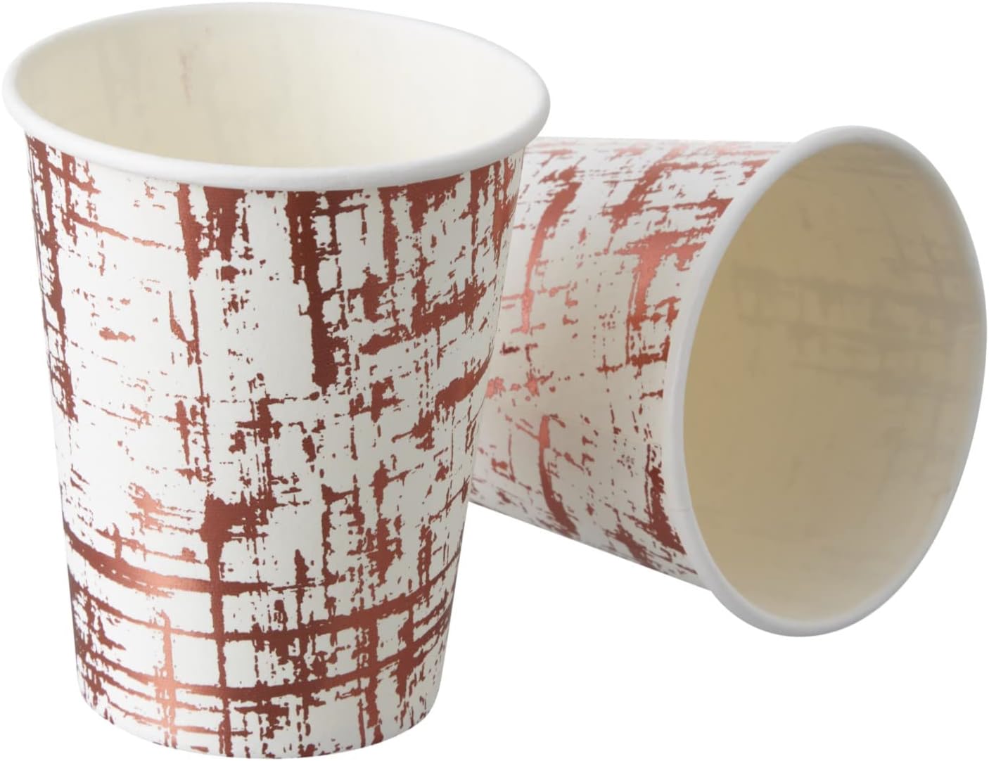 SILVER SPOONS Paquete de 18 tazas de café desechables elegantes  Tazas calientes para café, té, chocolate caliente y todo tipo de bebidas, tazas de