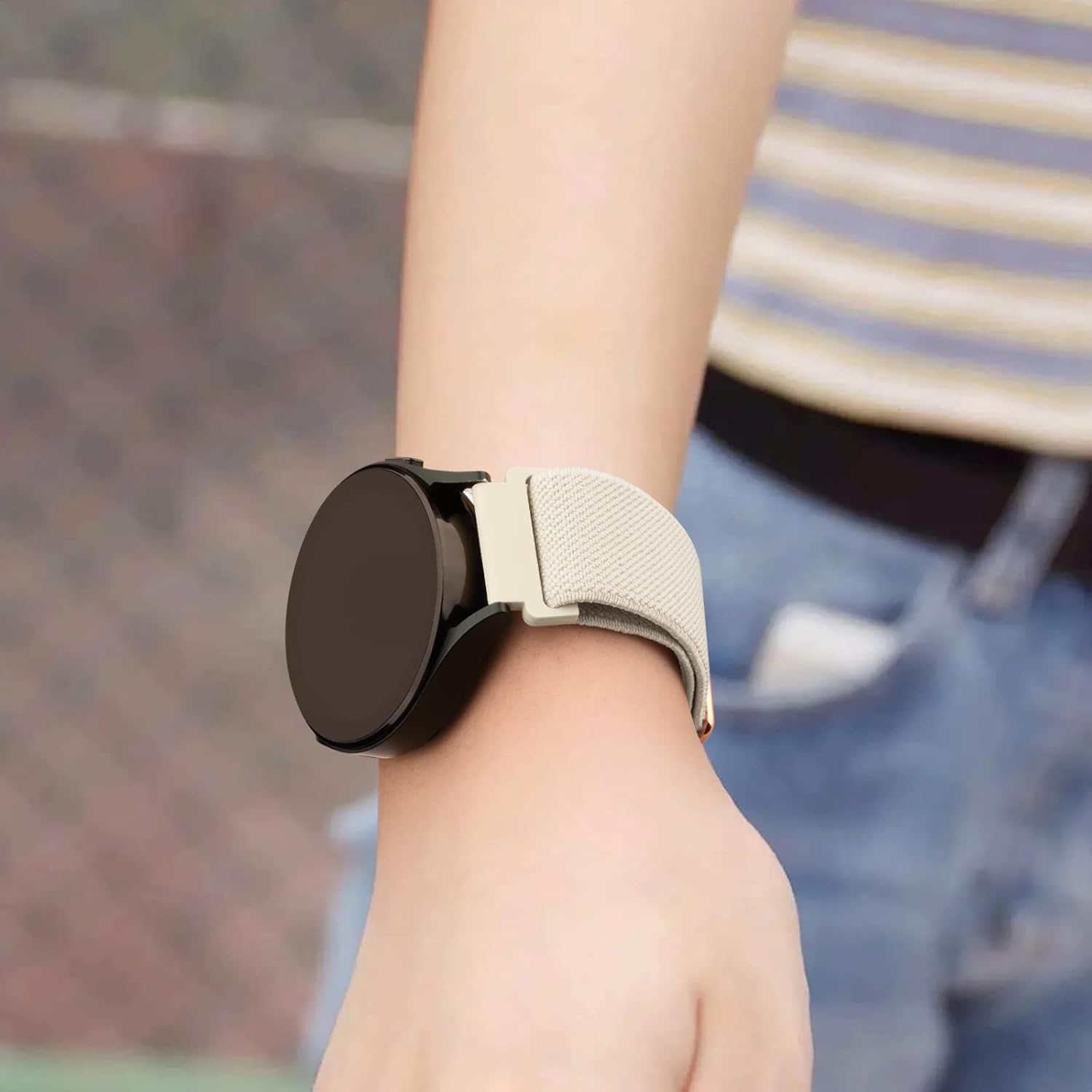 Tobfit Bandas elásticas compatibles con Samsung Galaxy Watch 65 Band 1.575 in 1.732 in  Galaxy Watch 5 Pro 1.772 in  Samsung Galaxy Watch 6 Classic